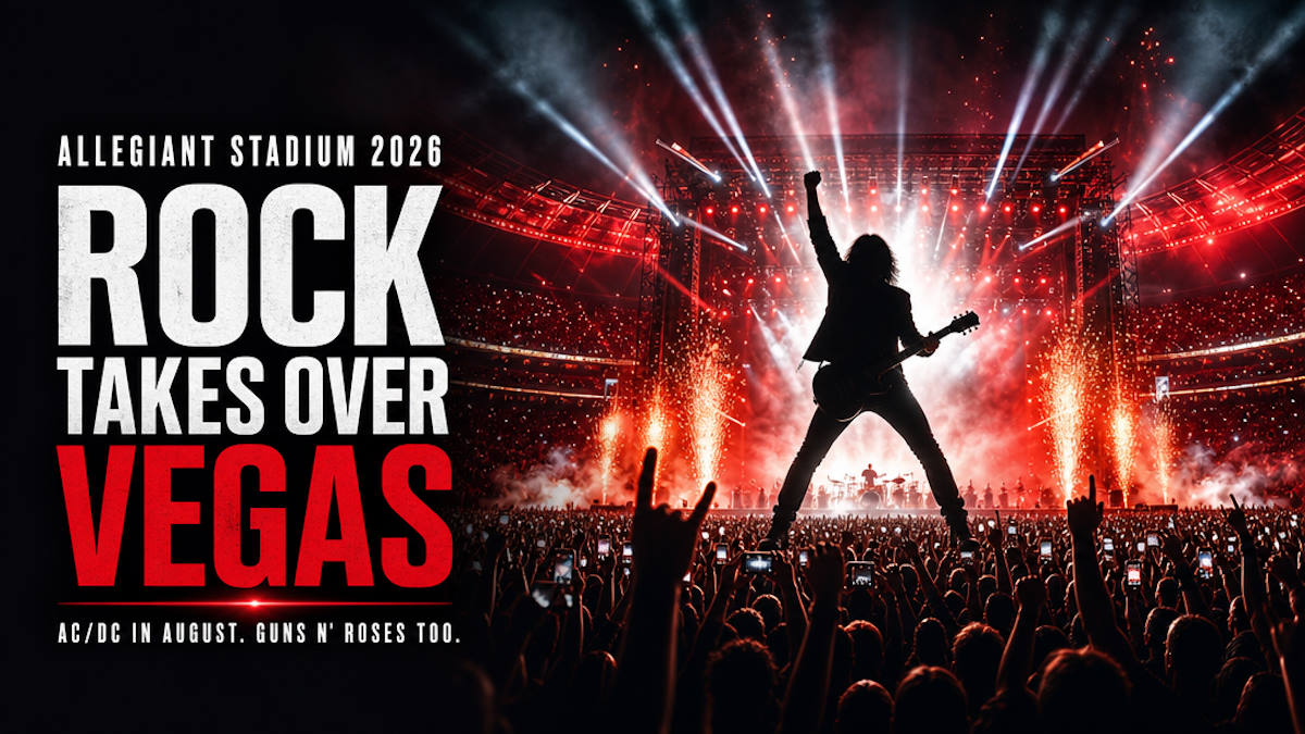 AC/DC and Guns N' Roses at Allegiant Stadium Las Vegas in August 2026