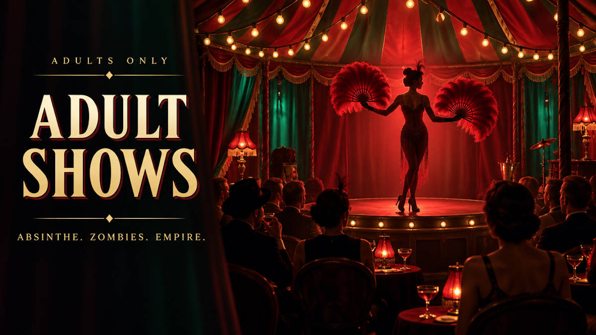 Best adult variety and burlesque shows in Las Vegas: Absinthe, Zombie Burlesque, and a sci-fi burlesque parody