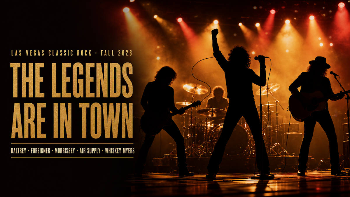 Best classic rock concerts in Las Vegas fall 2026: Roger Daltrey, Foreigner, Morrissey, Air Supply, and Whiskey Myers