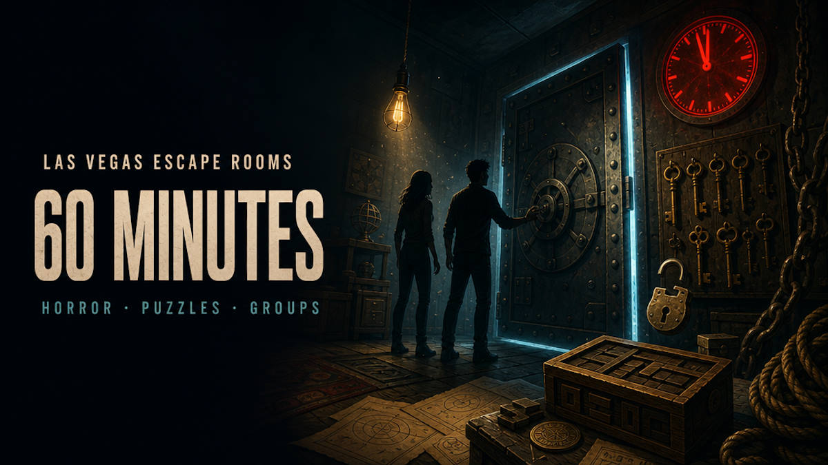 Las Vegas escape rooms: Escape IT, the Official SAW Escape Room and PanIQ Escape Room and Lounge
