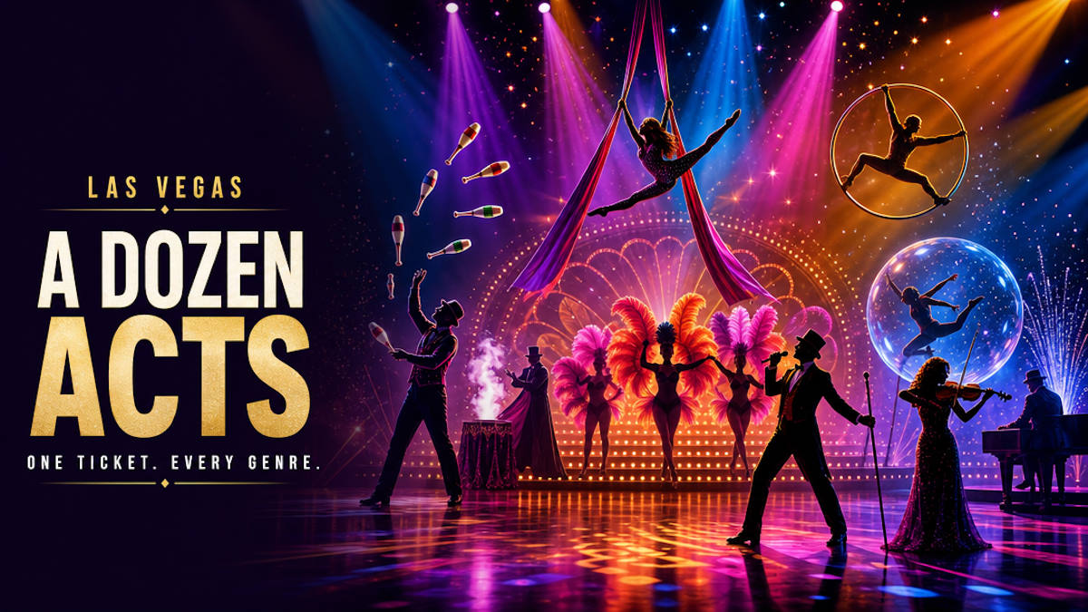 The best variety and spectacle shows in Las Vegas: V, WOW, and VEGAS! THE SHOW