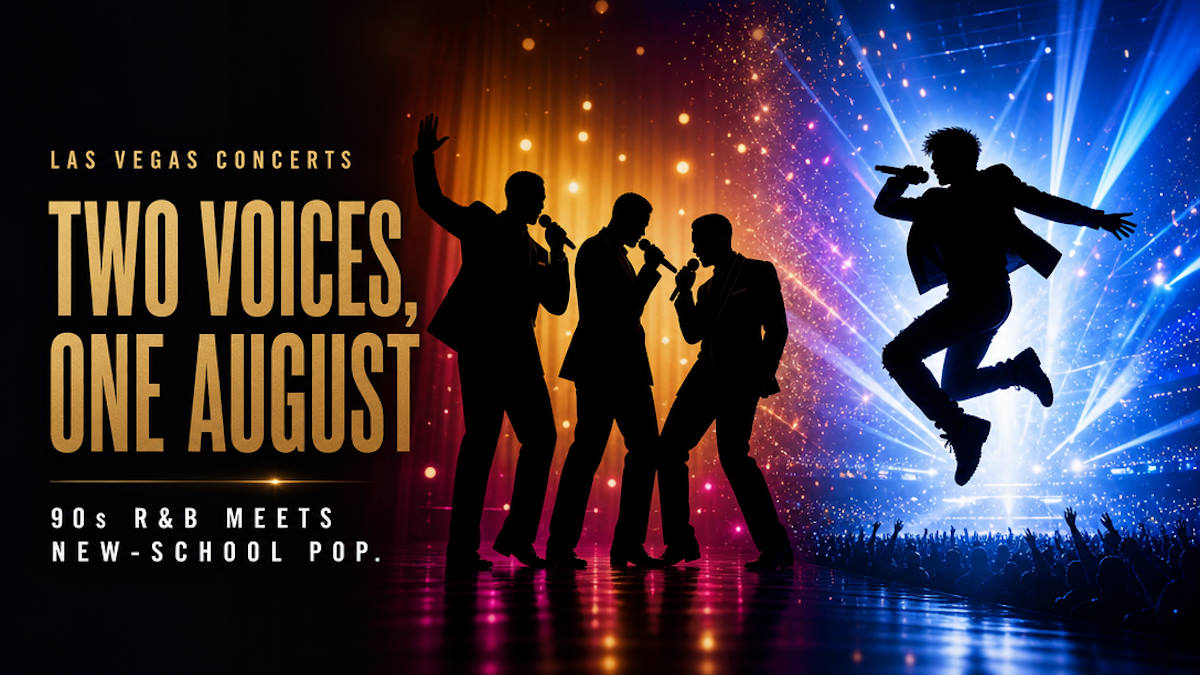 Boyz II Men and Benson Boone concerts in Las Vegas August 2026
