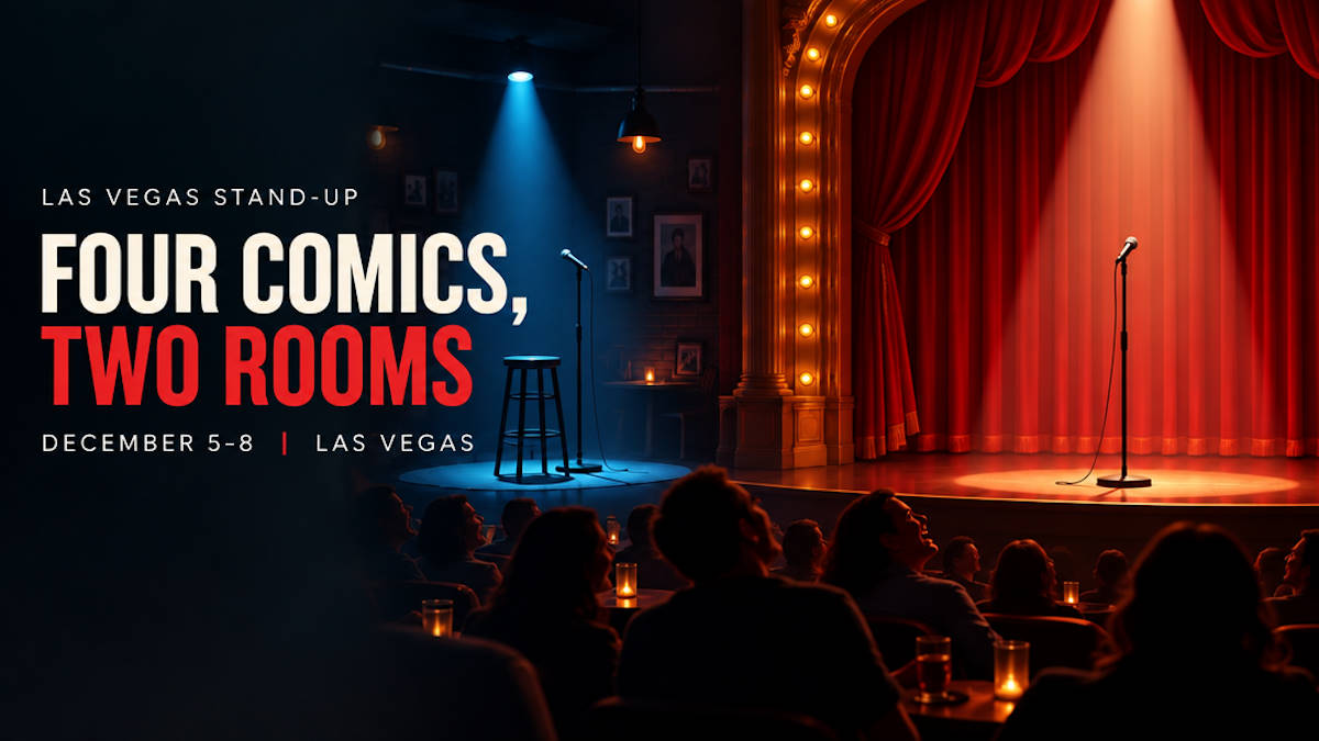 Stand-up comedy in Las Vegas in December at the Palazzo Theatre and the MGM Grand Theater