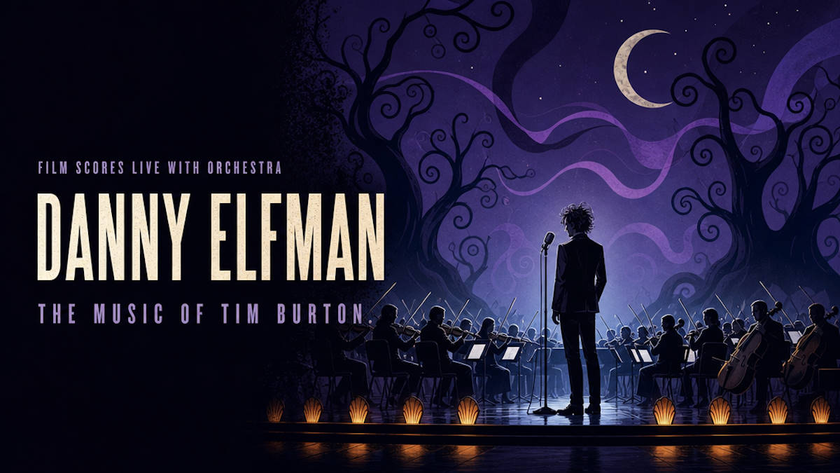 Danny Elfman performing Tim Burton film scores with the Las Vegas Philharmonic at Resorts World Theatre