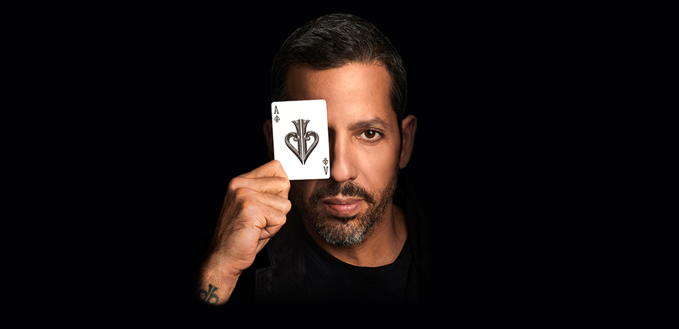 David Blaine performing live