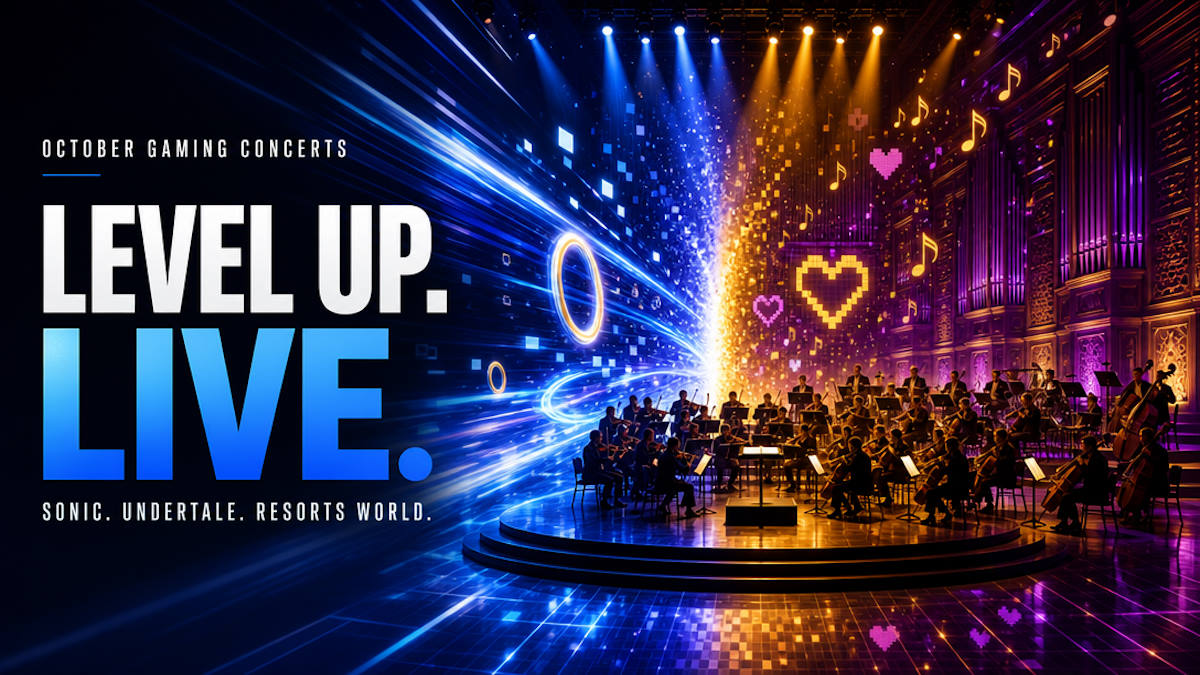 Sonic Live in Concert and UNDERTALE The Determination Symphony at Resorts World Theatre Las Vegas October 2026
