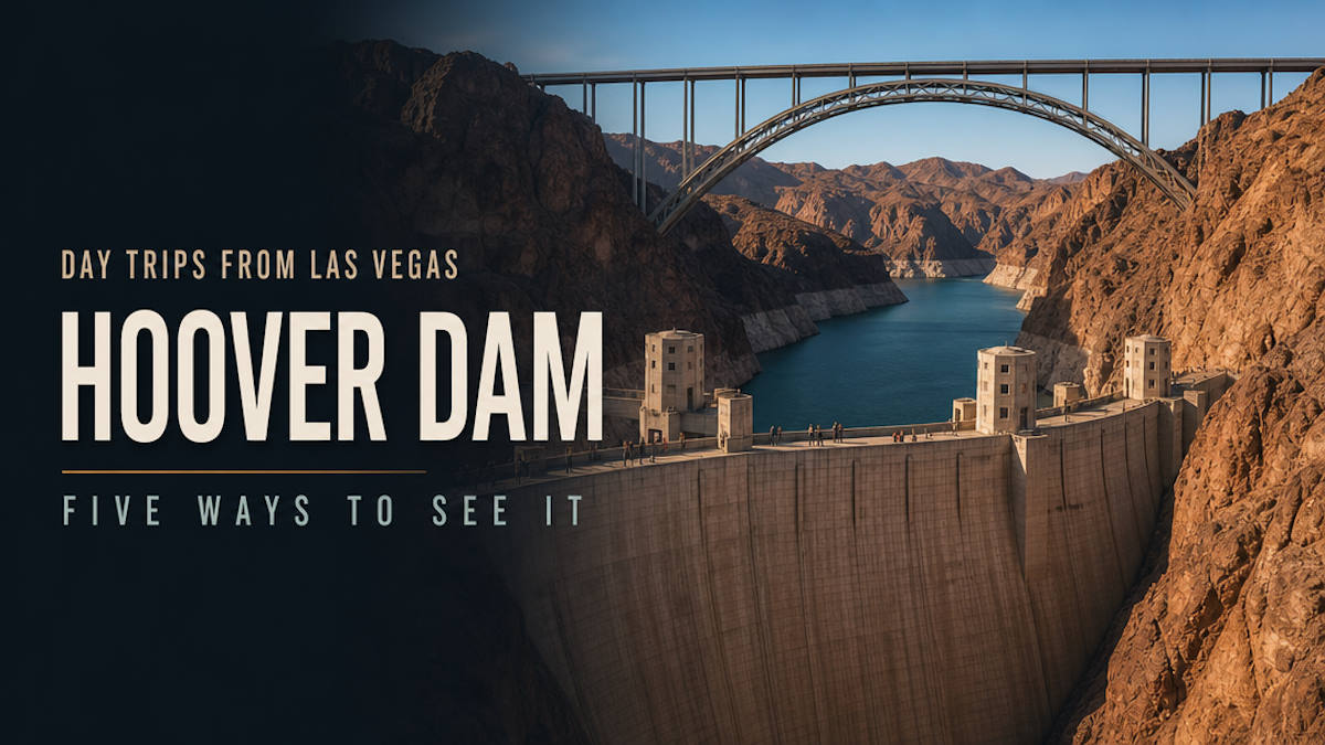 Hoover Dam and the Mike O'Callaghan-Pat Tillman Bridge on a day trip from Las Vegas