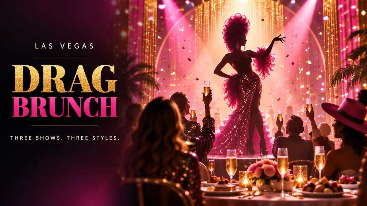 Las Vegas drag brunch shows - Hard Rock Cafe, Hamburger Marys, and Faaabulous at the Rio