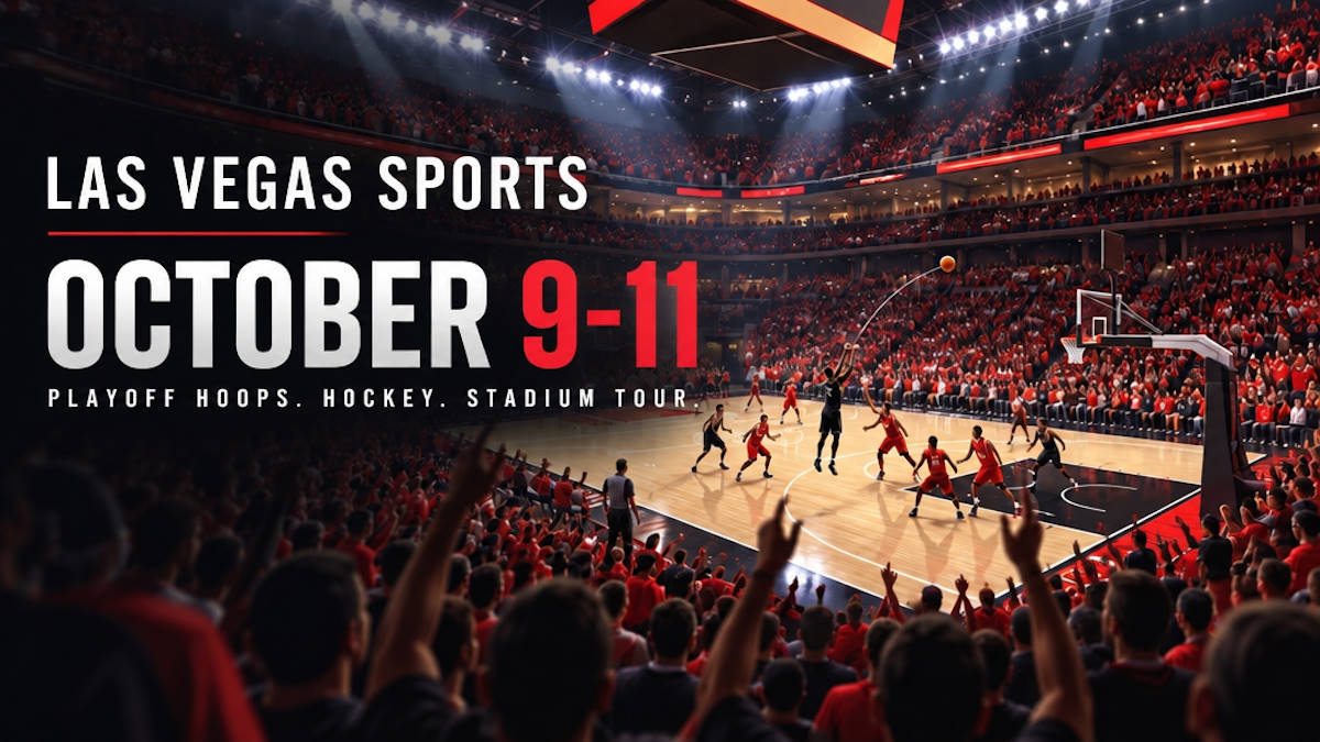 Las Vegas sports this weekend, October 9 to 11, 2026: WNBA playoff basketball and NHL hockey