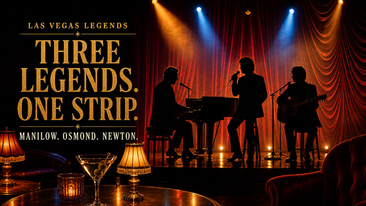 Three Legends One Strip - Barry Manilow, Donny Osmond, and Wayne Newton
