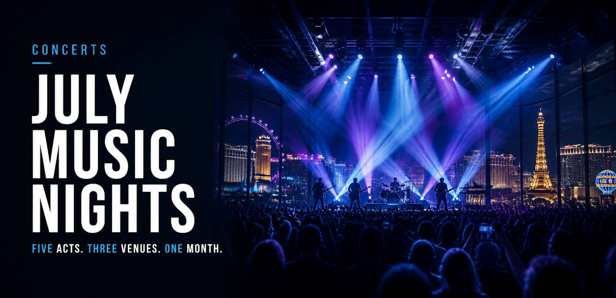 Music concerts Las Vegas July 2026 - Ella Mai, All-American Rejects, Howard Jones and more