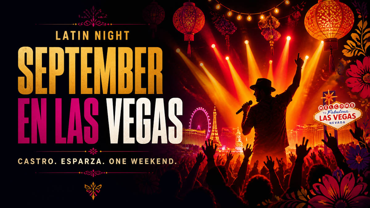 Latin shows Las Vegas September 2026 - Cristian Castro and Felipe Esparza