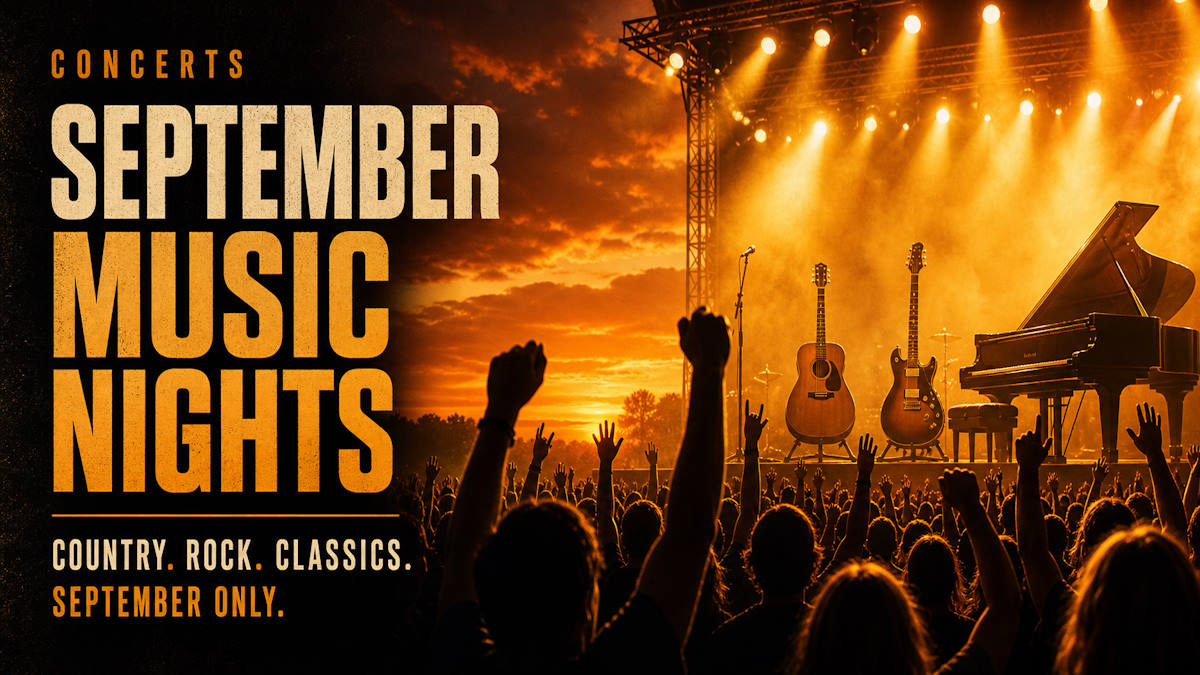 Music concerts Las Vegas September 2026 - Old Dominion, Alison Krauss, America and more