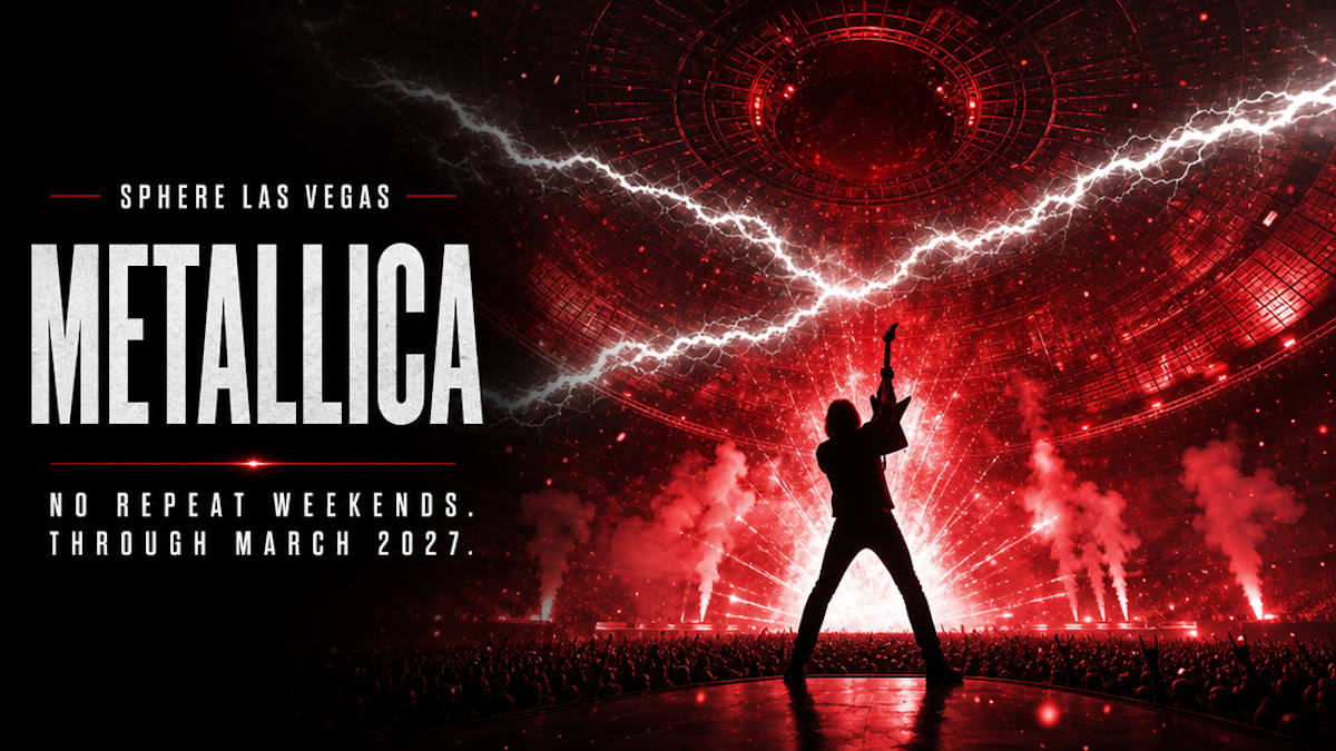 Metallica at Sphere Las Vegas No Repeat Weekend residency