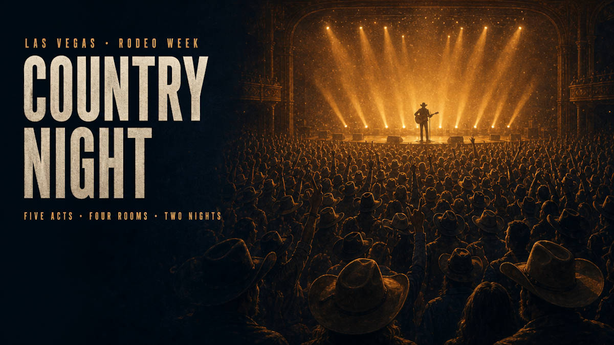 Country concerts across Las Vegas on the opening weekend of the National Finals Rodeo