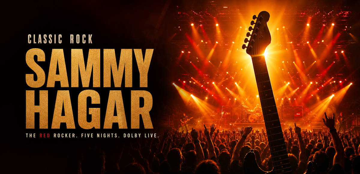 Sammy Hagar live at Dolby Live Park MGM Las Vegas September 2026