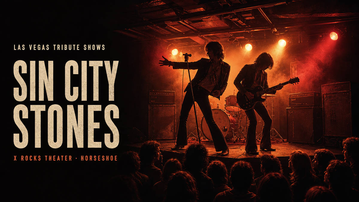 Sin City Stones Rolling Stones tribute at X Rocks Theater Horseshoe Las Vegas