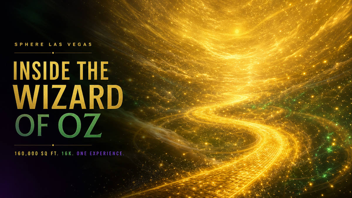 The Wizard of Oz at Sphere Las Vegas immersive 16K experience