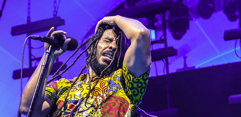 Ziggy Marley performing live